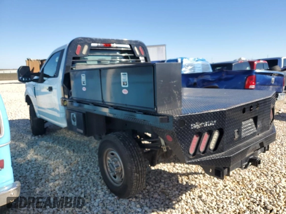 2018 Ford Super Duty F-250 SRW XL with VIN 1FDBF2B60JEC06830, listed as a Copart auction lot 84163034 with 123,540 mi miles and Salvage Title. Bid and sale history available at carsss.com. Image 2.