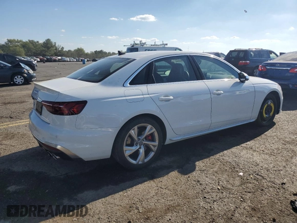 2021 Audi S4 Premium Plus with VIN WAUB4AF49MA014683, listed as a Copart auction lot 71065264 with 8,540 mi miles and Salvage Title. Bid and sale history available at carsss.com. Image 3.