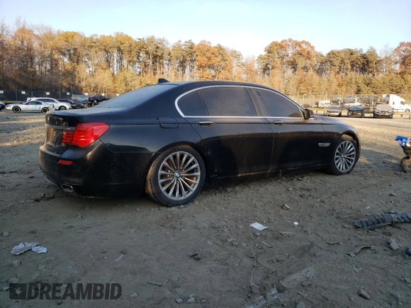 2011 BMW 7 Series 740Li with VIN WBAKB4C53BC392519, listed as a Copart auction lot 41449605 with 71,670 mi miles and Non Repairable. Bid and sale history available at carsss.com. Image 3.