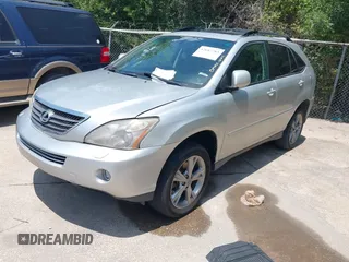 2006 Lexus RX 400h with VIN JTJGW31U362000391, listed as a IAAI auction lot 42687783 with 213,890 mi miles and . Bid and sale history available at DreamBid. Image 2.