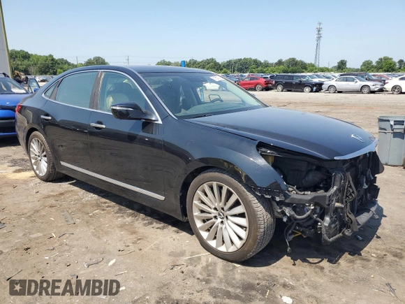 2016 Hyundai Equus Signature with VIN KMHGH4JH4GU101902, listed as a Copart auction lot 61669105 with 115,481 mi miles and Salvage title. Bid and sale history available at DreamBid. Image 4.