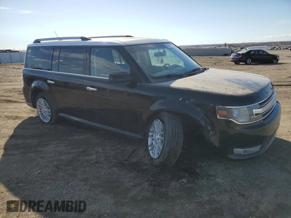 2015 Ford Flex SEL with VIN 2FMHK6C85FBA21138, listed as a Copart auction lot 50011725 with 115,897 mi miles and Salvage Title. Bid and sale history available at carsss.com. Image 4.