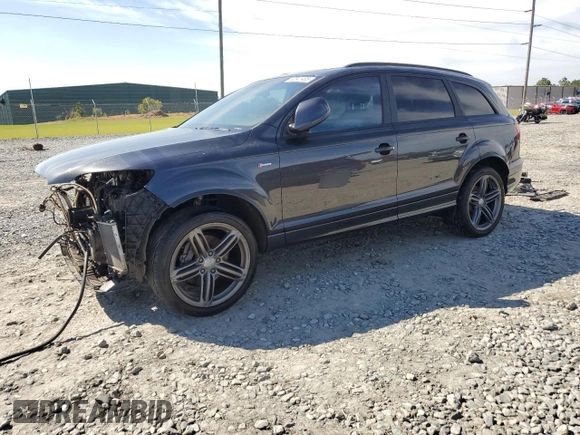 2015 Audi Q7 3.0T S line Prestige with VIN WA1DGAFE3FD008336, listed as a Copart auction lot 50341405 with 142,393 mi miles and Salvage Title. Bid and sale history available at carsss.com. Image 1.