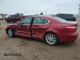 2011 Lexus LS 460 with VIN JTHCL5EF6B5012415, listed as a Copart auction lot 57467955 with Not provided miles and Salvage title. Bid and sale history available at DreamBid. Image 2.