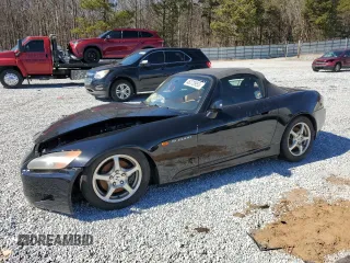 2002 Honda S2000 with VIN JHMAP11492T002854, listed as a Copart auction lot 46273955 with 132,963 mi miles and Salvage Title. Bid and sale history available at DreamBid. Image 1.