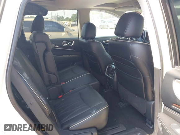 2019 Infiniti QX60 Pure with VIN 5N1DL0MN6KC508551, listed as a IAAI auction lot 42577741 with 130,937 mi miles and . Bid and sale history available at DreamBid. Image 8.