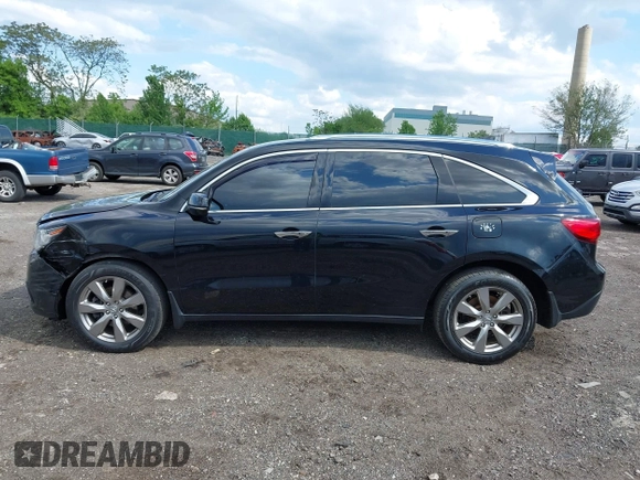 2014 Acura MDX Advance with VIN 5FRYD4H83EB017066, listed as a IAAI auction lot 42200811 with 234,896 mi miles and . Bid and sale history available at DreamBid. Image 15.