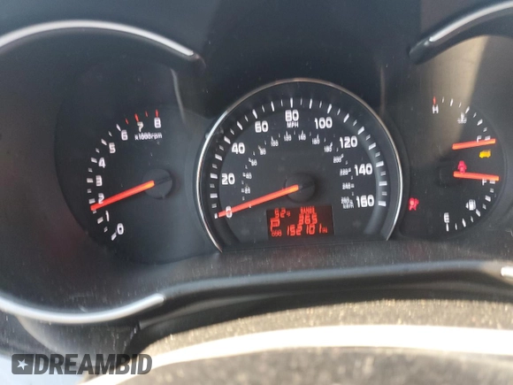 2015 Kia Sorento LX with VIN 5XYKT3A64FG589870, listed as a Copart auction lot 48972525 with 152,101 mi miles and Salvage Title. Bid and sale history available at carsss.com. Image 9.