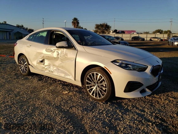 2023 BMW 2 Series 228i with VIN WBA53AK04P7M66299, listed as a Copart auction lot 81856304 with 7,037 mi miles and Salvage Title. Bid and sale history available at carsss.com. Image 4.