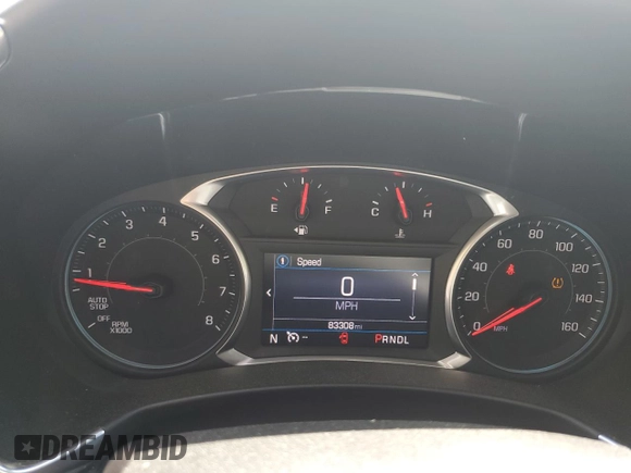 2019 Chevrolet Equinox LT z VIN 3GNAXUEVXKL327661, wystawiony jako Copart lot #54168045 z przebiegiem 83 308 mil mil oraz Szkoda całkowita • Salvage title. Historia ofert i sprzedaży dostępna na DreamBid. Obrazek 9.
