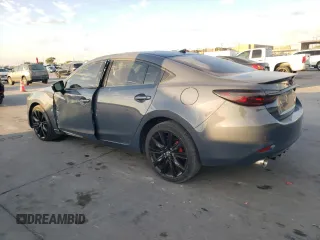 2021 Mazda 6 Grand Touring Reserve with VIN JM1GL1WY7M1602094, listed as a Copart auction lot 77470994 with 15,214 mi miles and Salvage Title. Bid and sale history available at DreamBid. Image 2.