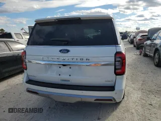 2023 Ford Expedition Max Platinum with VIN 1FMJK1M8XPEA26408, listed as a Copart auction lot 82132613 with 5,973 mi miles and . Bid and sale history available at DreamBid. Image 6.