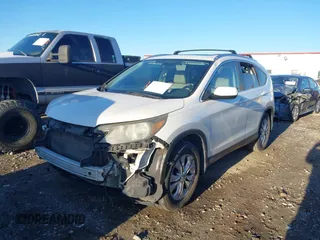 2014 Honda CR-V EX-L with VIN 5J6RM3H76EL025788, listed as a IAAI auction lot 41813695 with 232,045 mi miles and . Bid and sale history available at carsss.com. Image 2.