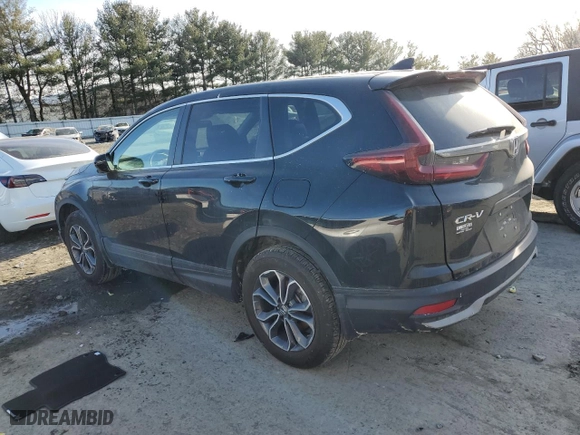 2022 Honda CR-V EX with VIN 2HKRW2H5XNH617417, listed as a Copart auction lot 42567585 with 34,447 mi miles and Salvage Title. Bid and sale history available at carsss.com. Image 2.