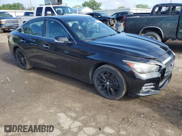 2014 Infiniti Q50 Premium z VIN JN1BV7AR9EM690303, wystawiony jako Copart lot #56214385 z przebiegiem 149 652 mil mil oraz Szkoda całkowita • Salvage title. Historia ofert i sprzedaży dostępna na DreamBid. Obrazek 4.