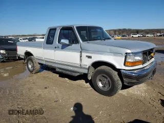 1996 Ford F-150 with VIN 1FTEX14H2TKA44467, listed as a Copart auction lot 46775655 with 161,179 mi miles and Salvage Title. Bid and sale history available at carsss.com. Image 4.