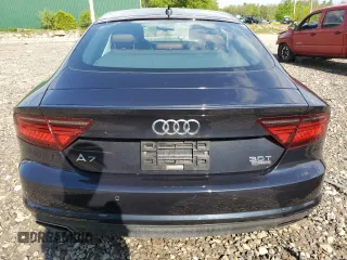 2017 Audi A7 Premium Plus with VIN WAUW2AFC1HN039185, listed as a Copart auction lot 55632224 with 75,116 mi miles and Salvage Title. Bid and sale history available at carsss.com. Image 6.