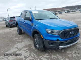 2021 Ford Ranger XL with VIN 1FTER4FH3MLD29554, listed as a IAAI auction lot 41867672 with 88,661 mi miles. Bid and sale history available at carsss.com. Image 1.