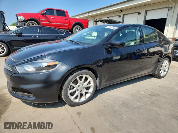2013 Dodge Dart SXT with VIN 1C3CDFBA2DD154321, listed as a Copart auction lot 59161685 with 82,754 mi miles and Salvage title. Bid and sale history available at DreamBid. Image 1.