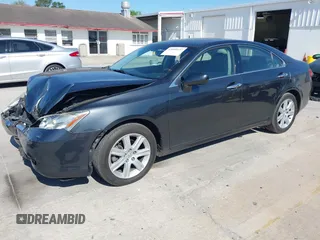 2008 Lexus ES 350 with VIN JTHBJ46G482249398, listed as a IAAI auction lot 42048437 with 124,500 mi miles. Bid and sale history available at carsss.com. Image 2.
