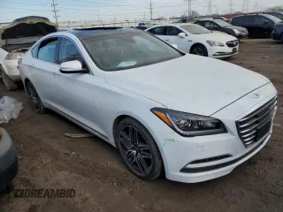 2015 Hyundai Genesis 3.8L with VIN KMHGN4JE4FU017012, listed as a Copart auction lot 48868425 with 110,981 mi miles and Salvage Title. Bid and sale history available at carsss.com. Image 4.