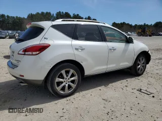 2012 Nissan Murano SV with VIN JN8AZ1MW4CW212694, listed as a Copart auction lot 53834805 with 160,334 mi miles and Clean Title. Bid and sale history available at carsss.com. Image 3.