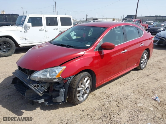 2013 Nissan Sentra SV with VIN 3N1AB7AP7DL765107, listed as a IAAI auction lot 41734294 with 263,857 mi miles. Bid and sale history available at carsss.com. Image 18.