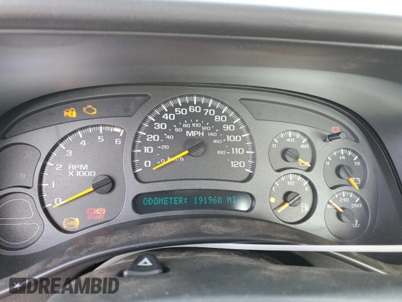 2003 Chevrolet Silverado 1500 LS with VIN 1GCEK14V93Z254768, listed as a Copart auction lot 55174365 with 191,968 mi miles and Clean Title. Bid and sale history available at DreamBid. Image 9.