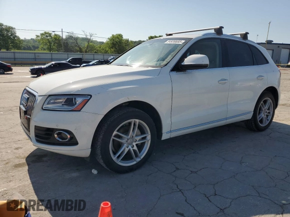 2015 Audi Q5 Premium Plus with VIN WA1LFAFP5FA059886, listed as a Copart auction lot 54939885 with 148,844 mi miles and Clean title. Bid and sale history available at DreamBid. Image 1.