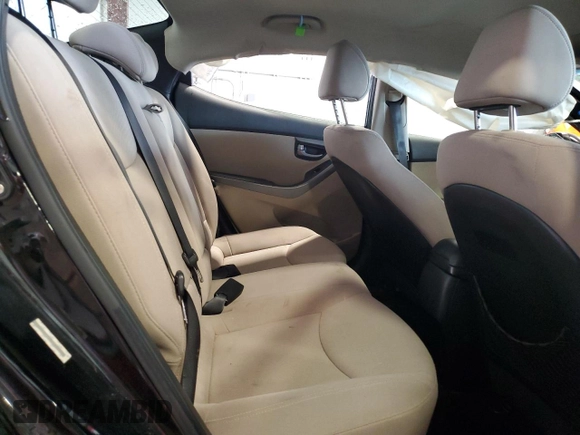 2014 Hyundai Elantra SE z VIN KMHDH4AE9EU218719, wystawiony jako Copart lot #57608475 z przebiegiem Nie podano mil oraz Szkoda całkowita • Salvage title. Historia ofert i sprzedaży dostępna na DreamBid. Obrazek 10.