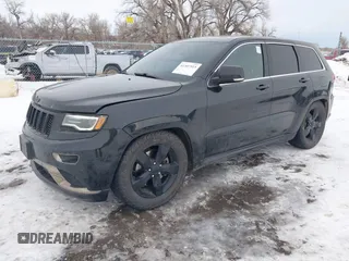 2016 Jeep Grand Cherokee Overland with VIN 1C4RJFCM5GC474718, listed as a IAAI auction lot 41307515 with 153,246 mi miles and . Bid and sale history available at DreamBid. Image 18.