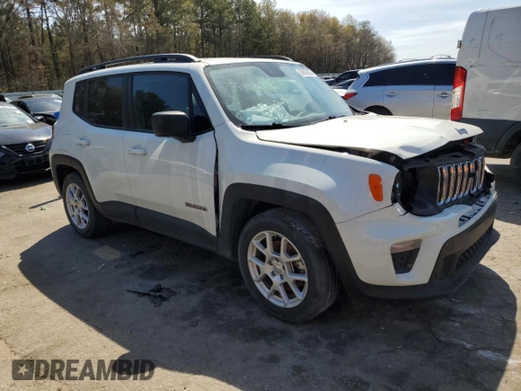 2020 Jeep Renegade Sport with VIN ZACNJAAB3LPK97981, listed as a Copart auction lot 50826055 with 134,136 mi miles and Clean title. Bid and sale history available at DreamBid. Image 4.