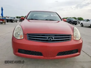 2006 Infiniti G35 z VIN JNKCV51E76M512344, wystawiony jako Copart lot #59634555 z przebiegiem 148 652 mil mil oraz Czysty tytuł • Clean title. Historia ofert i sprzedaży dostępna na DreamBid. Obrazek 5.