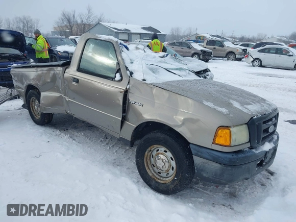 2004 Ford Ranger XL Fleet with VIN 1FTYR10E54PA75574, listed as a IAAI auction lot 41628155 with 94,592 mi miles. Bid and sale history available at carsss.com. Image 1.