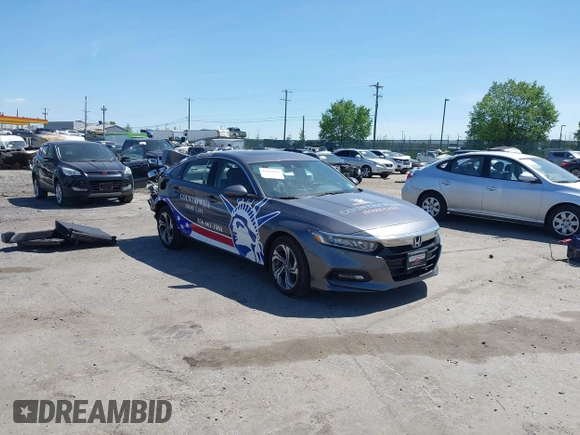 2018 Honda Accord EX-L with VIN 1HGCV2F53JA009110, listed as a IAAI auction lot 42147633 with 68,498 mi miles and . Bid and sale history available at DreamBid. Image 1.