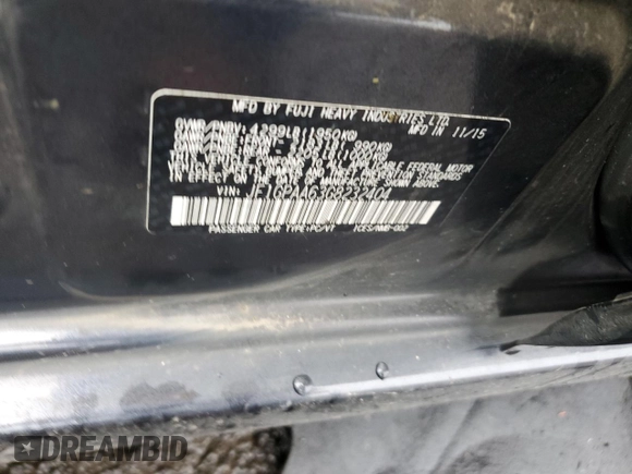 2016 Subaru Impreza 2.0i z VIN JF1GPAA63G8232404, wystawiony jako Copart lot #87035714 z przebiegiem 166 795 mil mil oraz Szkoda całkowita • Salvage title. Historia ofert i sprzedaży dostępna na DreamBid. Obrazek 12.