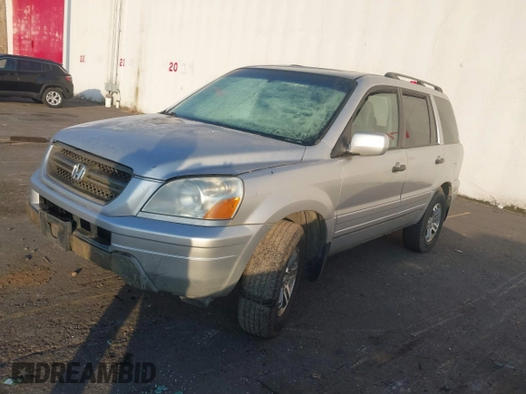 2005 Honda Pilot EX-L z VIN 2HKYF18685H542800, wystawiony jako IAAI lot #41473958 z przebiegiem Nie podano mil oraz . Historia ofert i sprzedaży dostępna na DreamBid. Obrazek 2.