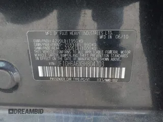 2011 Subaru Impreza 2.5i z VIN JF1GH6A6XBH804703, wystawiony jako IAAI lot #42365225 z przebiegiem 91 809 mil mil oraz . Historia ofert i sprzedaży dostępna na DreamBid. Obrazek 9.