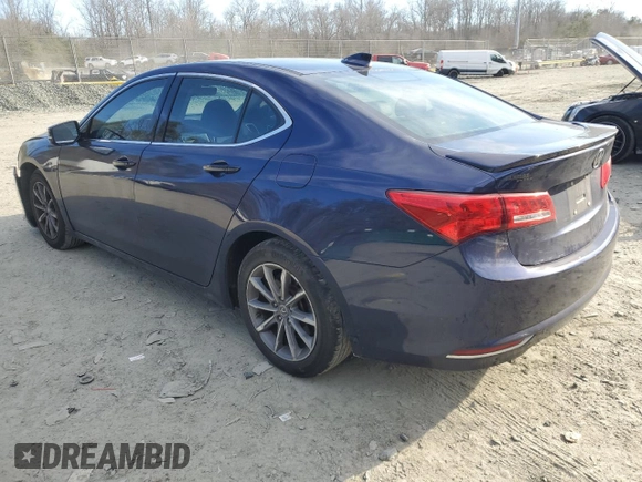 2018 Acura TLX w/Technology Pkg with VIN 19UUB1F58JA010048, listed as a Copart auction lot 46677505 with 70,642 mi miles and Salvage Title. Bid and sale history available at carsss.com. Image 2.