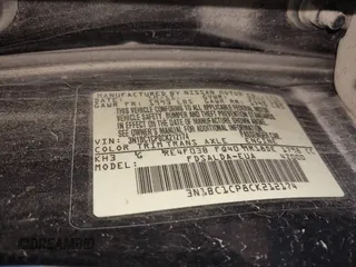 2012 Nissan Versa S with VIN 3N1BC1CP8CK212174, listed as a IAAI auction lot 41430834 with 116,619 mi miles. Bid and sale history available at carsss.com. Image 9.