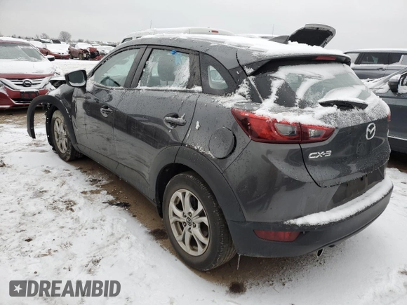 2019 Mazda CX-3 Sport with VIN JM1DKDB75K0430851, listed as a Copart auction lot 87530325 with 69,096 mi miles and Salvage Title. Bid and sale history available at carsss.com. Image 2.