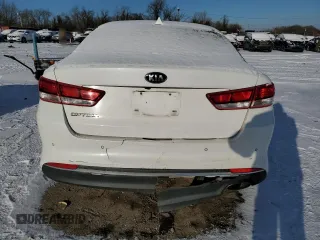 2018 Kia Optima LX with VIN 5XXGT4L37JG262164, listed as a Copart auction lot 87644405 with 221,702 mi miles and Salvage Title. Bid and sale history available at carsss.com. Image 6.
