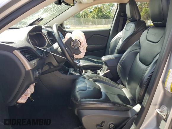 2017 Jeep Cherokee Limited with VIN 1C4PJLDB6HW602869, listed as a Copart auction lot 46781115 with 96,789 mi miles and Salvage Title. Bid and sale history available at carsss.com. Image 7.