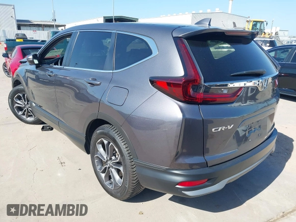 2020 Honda CR-V EX-L with VIN 2HKRW1H83LH423622, listed as a IAAI auction lot 41985902 with 1 mi miles. Bid and sale history available at carsss.com. Image 3.