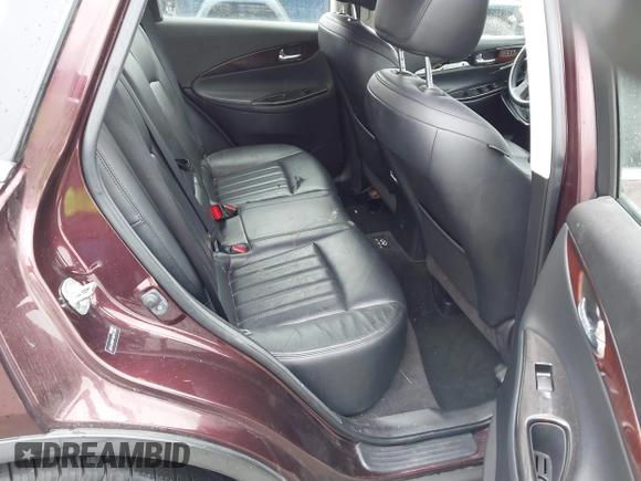 2012 Infiniti EX Journey with VIN JN1AJ0HR1CM451376, listed as a IAAI auction lot 41895135 with 165,592 mi miles. Bid and sale history available at carsss.com. Image 8.
