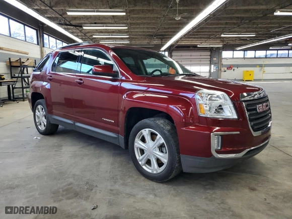 2017 GMC Terrain SLE with VIN 2GKALNEK7H6232511, listed as a Copart auction lot 46749775 with 58,048 mi miles and Clean Title. Bid and sale history available at carsss.com. Image 4.