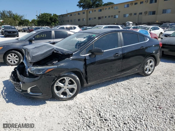 2019 Chevrolet Cruze Premier with VIN 1G1BF5SM5K7127673, listed as a Copart auction lot 48880285 with 102,502 mi miles and Clean Title. Bid and sale history available at carsss.com. Image 1.
