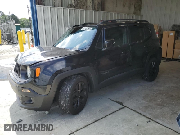 2018 Jeep Renegade Altitude with VIN ZACCJABB2JPJ02780, listed as a Copart auction lot 61401135 with 120,975 mi miles and Salvage title. Bid and sale history available at DreamBid. Image 1.