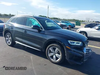 2018 Audi Q5 Premium Plus with VIN WA1BNAFY2J2019565, listed as a IAAI auction lot 42601319 with 111,160 mi miles and . Bid and sale history available at DreamBid. Image 1.