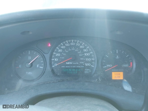 2000 Chevrolet Impala with VIN 2G1WF52K2Y9136970, listed as a IAAI auction lot 41811776 with 258,152 mi miles. Bid and sale history available at carsss.com. Image 7.